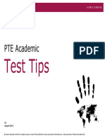 PTE Academic: Test Tips