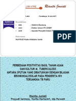 Perbedaan Positivitas Basil Tahan Asam dan Kultur M. Tuberculosis Antara Sputum yang Dibatukkan dengan Bilasan Bronkhoalveolar pada Penderita HIV Tersangka TB Paru