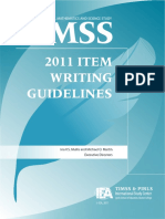 TIMSS 2011 Item Writting Guidelines