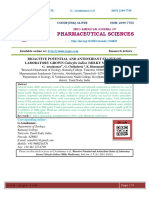 BIOACTIVE POTENTIAL AND ANTIOXIDANT STATUS OF LABORATORY GROWN Calocybe Indica (MILKY MUSHROOM)