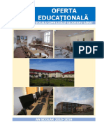 Oferta Educațională A Scolii Gimnaziale Glodeanu Sărat 2015-2016 Okkkkkkkkkkkkk