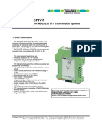 PSM-ME-RS232/TTY-P: Interface Converter For RS-232 To TTY Transmission Systems