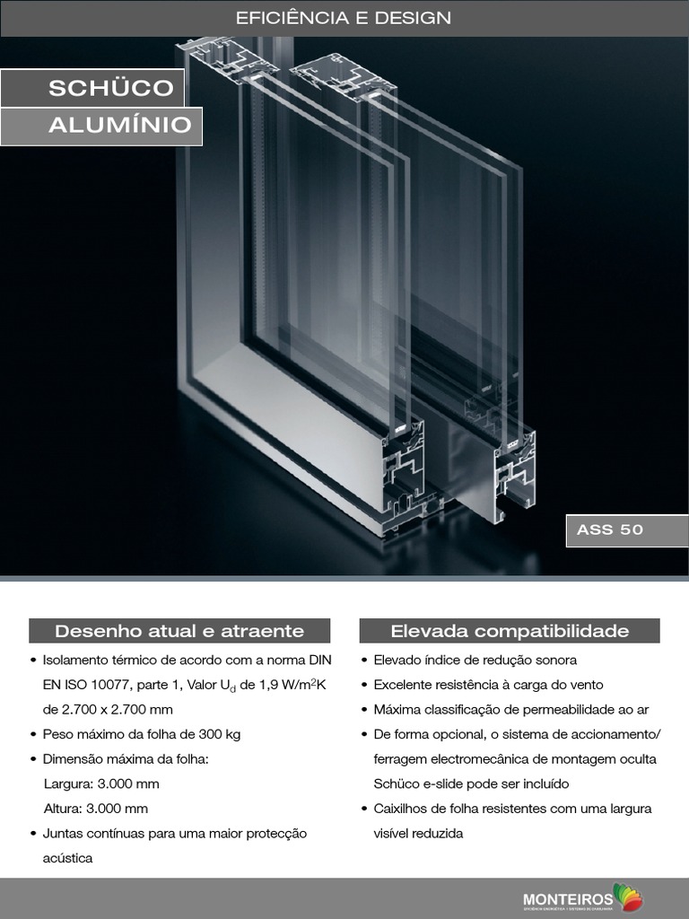 Ficha Técnica ASS50 | PDF | Isolamento térmico | Alumínio