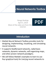 L09 Using Matlab Neural Networks Toolbox