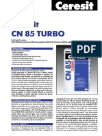 Fisa Tehnica Ceresit Cn 85 Turbo
