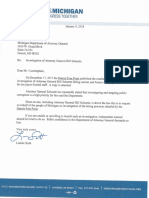 Letters to Auditor General, AG Criminal Division Re