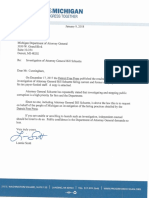 Letters To Auditor General, AG Criminal Division Re: Schuette Hiring