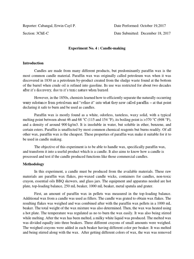 Candle lab observations image