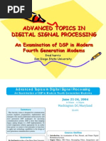 Advanced Topics in Digital Signal Processing