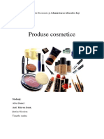 Produse Cosmetice - Raport de Cercetare