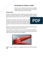 Transportadores de tornillo sinfín: características y aplicaciones