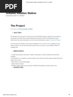 Arduino Weather Station - Developed by Célio R. Q