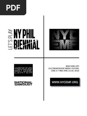 Nycemf Program 2016 Radio Electronic Music