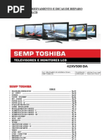 Toshiba 42xv500da Treinamento Lcd Tv-s [ET]