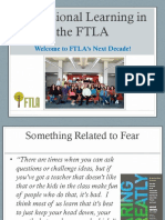 Professional Learning in The FTLA