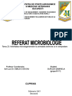Referat Microbiologie