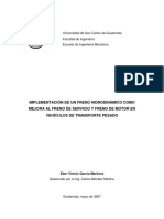 Implementación de Un Freno Hidrodinámico Como Mejora Al Freno de Servicio y Freno de Motor en Vehículos de Tra