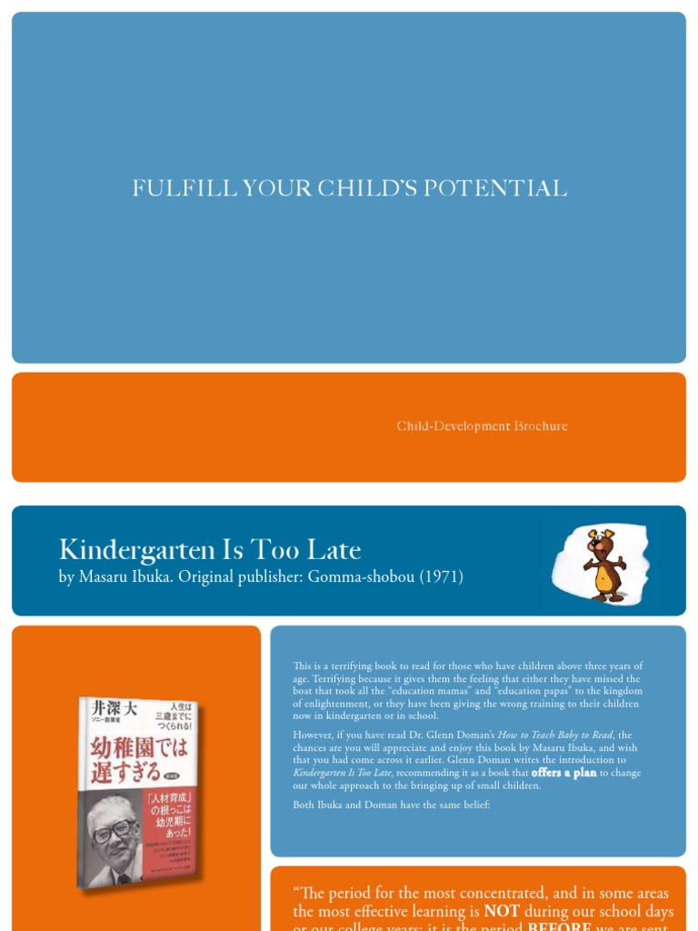 Early Learning for Child Development | PDF | Neuron | Brain