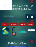 GEOTERMOBAROMETRíA DE QUIMICA MINERAL PDF