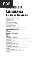 Regimento Interno Assembleia Legislativa Do Tocantins 2017a2019