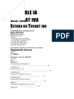 Regimento Interno Assembleia Legislativa Do Tocantins 2017a2019