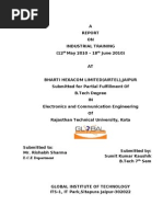 Download Training Report on Gsm by Sumit Kaushik SN36886874 doc pdf