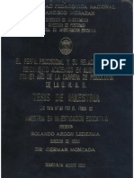 El Perfil Psicosocial y Su Relacion Con El Rendimiento Academico en Alumnos de Primer Ano en La Carrera de Psicologia de La Unah PDF