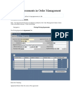 Pricing Agreements in Order Management