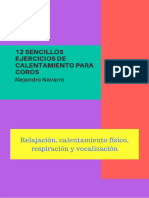 12 Sencillos Ejercicios de Calentamiento para Coros