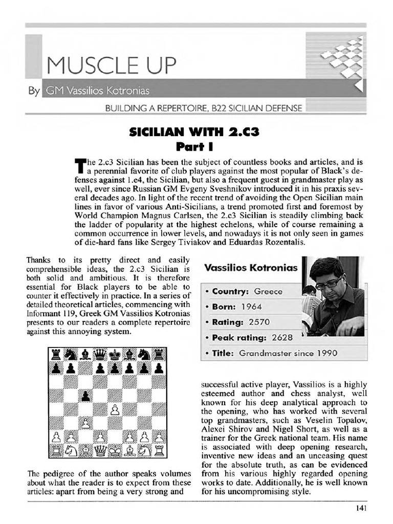 Sicilian Defense Pin Variation B40s PDF, PDF, Board Games Competitions