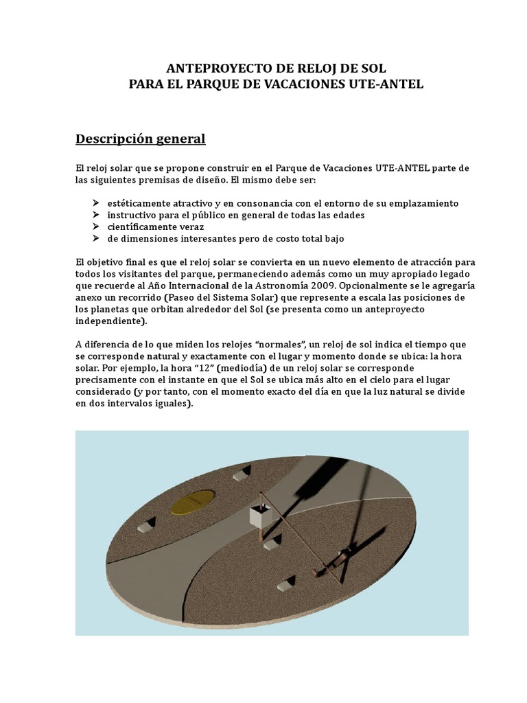 Reloj Cuadrante Del Sistema Solar