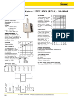 Square Body US Style - 1250V/1300V (IEC/UL) : 50-1400A: High Speed Fuses