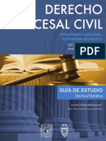 Derecho Procesal Civil 4 Semestre PDF