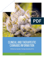 Clinical and Therapeutic Cannabis Information