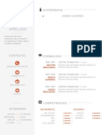 Plantilla Curriculum Vitae 3