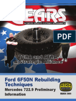 Tcra and Atra, A Strategic Alliance: Ford 6F50N Rebuilding Techniques