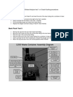 The 5200 Oilview Analyzer Test 1 or 3 Back-Flushing Procedures