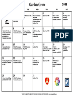 Calendar January 2018 PDF