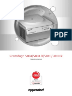 Centrifuge 5804/5804 R/5810/5810 R: Operating Manual