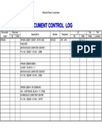 Document Received Description Sender Recipient DT File File Code by Date No. Date Index Location