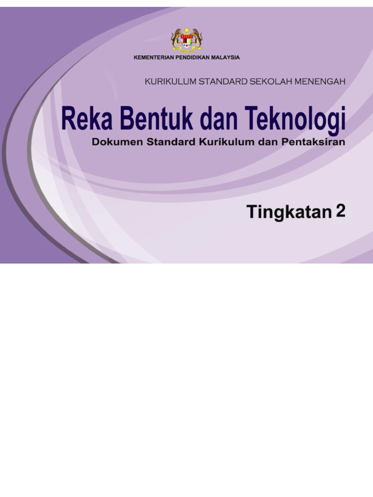 Dskp Kssm Reka Bentuk Dan Teknologi Tingkatan 2 Dskp Kssm Reka Bentuk Dan Teknologi Tingkatan 2