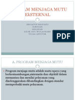 Ppt Program Menjaga Mutu Eksternal