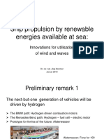 Jorg Sommer - Ship Propulsion by Renewable Energies - Natural Propulsion 2013 PDF