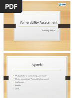 Vulnerability Assessment: Reducing The Risk