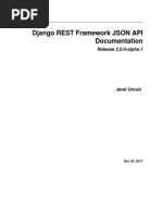 Django Rest Framework Json API