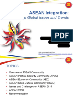 ASEAN Integration in Relation To Global Issues and Trends 2015