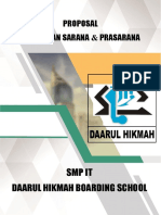 Proposal Pengadaan Sarana & Prasarana: SMP It Daarul Hikmah Boarding School
