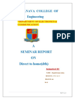 A Seminar Report ON Direct To Home (DTH) : Padmanava College of Engineering