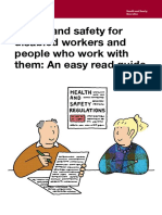 Health and Safety For Disabled Workers and People Who Work With Them: An Easy Read Guide