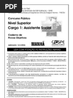 FHCGV (SAÚDE) PARÁ - 2004 - CESPE